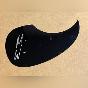 Morgan Wallen Signed Guitar Pick Guard comes with Certificate of Authenticity